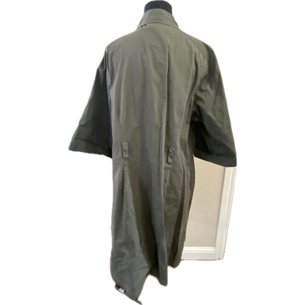Lane Bryant Dress Army Green Dress - Size 20 - Picture 7 of 7